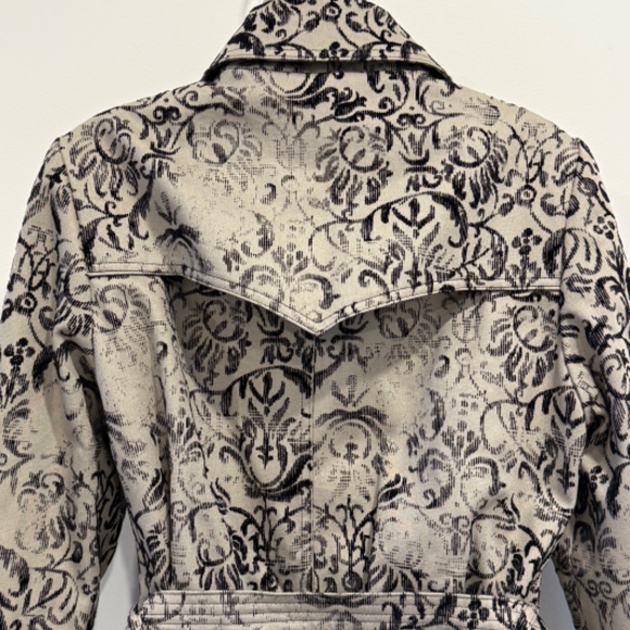 Perry Ellis ¾ Length Cotton Twill Coat - Picture 8 of 12